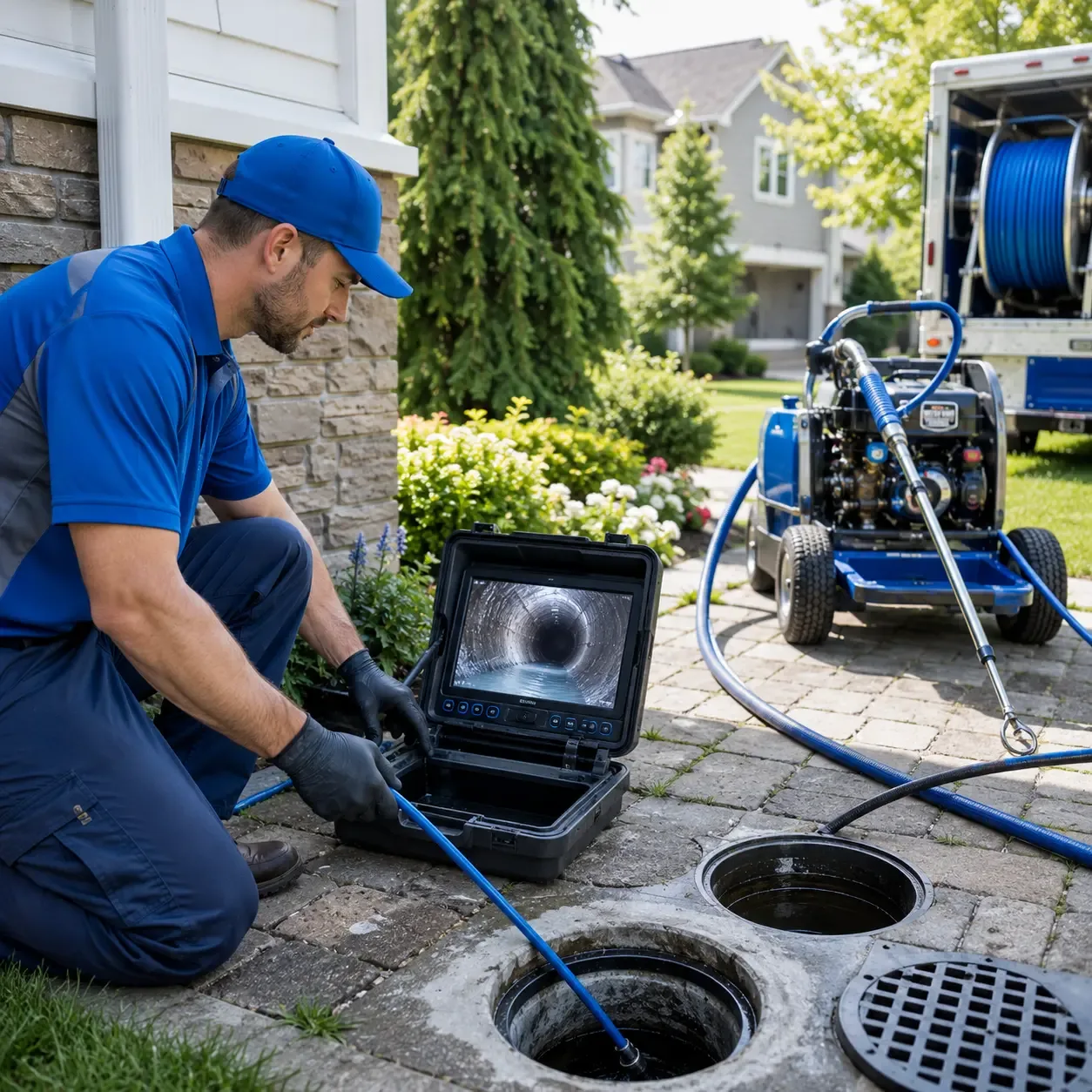 Outdoor drain cleaning professionals serving Floyd, IA